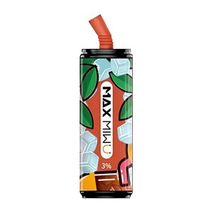 Max Miwu Coke Tin Disposable E-cigs 3600 Puff # Lemon Blacktea 12ml