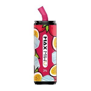 Max Miwu Coke Tin Disposable E-cigs 3600 Puff # Passion Fruit Ice