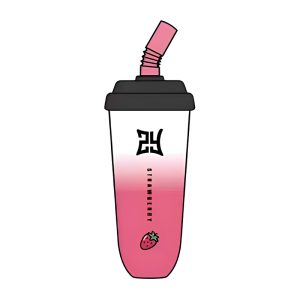 Zhuiyun Mini Cup Disposable E-cigs # Strawberry 6800 Puff 16ml