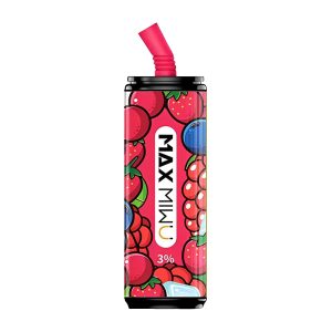 MAX MIWU Coke Tin Disposable Vape 3600 Puffs # Berry Ice