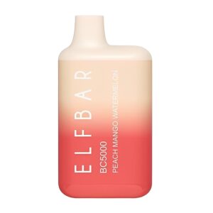 ELF BAR Disposable Vape BC 5000 Puffs # Peach Mango Watermelon