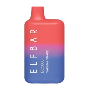 ELF BAR Disposable Vape BC 5000 Puffs # Sakura Grape