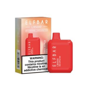 ELF BAR LB5000 Disposable Red Apple Ice 5000 Puffs