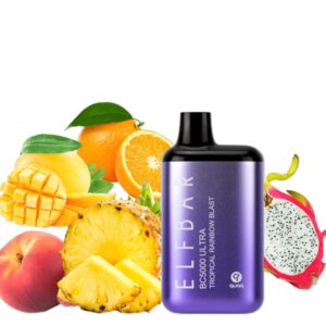 ELF BAR BC5000 Ultra Disposable 5000 Puffs Tropical Rainbow Blast 13ml